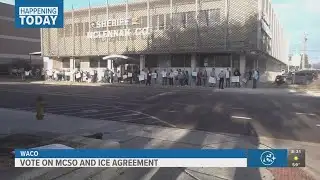 Group protests against possible ICE, McLennan County immigration enforcement agreement