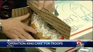 Groups get king cakes ready for troops overseas