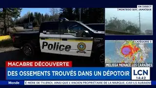 Gruesome discovery: human bones found in a dump