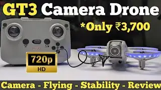GT3 Camera Drone/Cheapest Dji Neo - Camera Test, Stability Test, Flying Test & Review 
