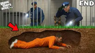 GTA 5 : Franklin Finally Escaped From The Biggest Prison ! (The End)