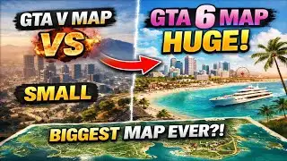 GTA 6 Map Size is Insanely Big | Rockstar Went Crazy 😱