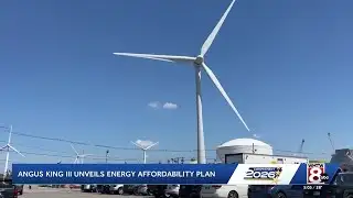 Gubernatorial candidate Angus King III unveils energy plan