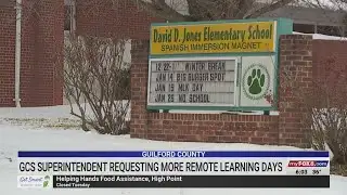 Guilford County Schools superintendent requests more remote learning days