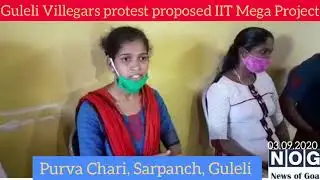 Guleli villegars again protest opposing proposed IIT Mega Project