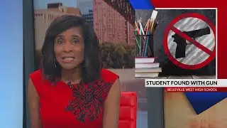 Gun found at Belleville West High School, student in custody