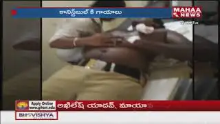 Gun Miss Fire While Cleaning: Constable Injured | Mahaa News