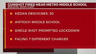 Gunshot fired near Antioch Middle School