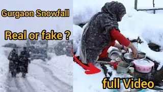 Gurgaon Snowfall Real or Fake | Gurgaon Snowfall Viral Video | Reality Check