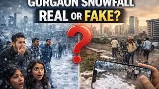 Gurgaon Snowfall Real or Fake? Viral Video Truth Revealed