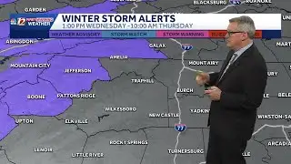Gusty winds return to the Triad Wednesday along with more mountain snow