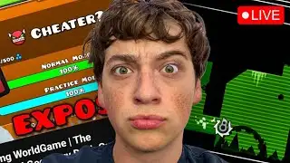 🔴HACKER GOT EXPOSED🔴REACTING🔴BEATING NEW DEMON TODAY🔴GEOMETRY DASHING