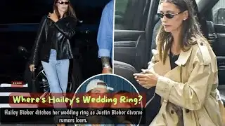 HAILEY BIEBER ditches HER WEDDING 💍 RING AS JUSTIN BIEBER DIVORCE RUMORS LOOM.