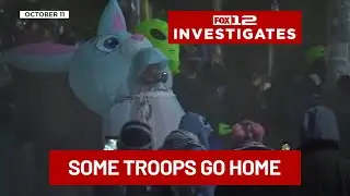 Half of Oregon National Guard members mobilized by Trump are returning home