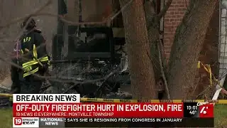 Hambden Township firefighter severely burned after his Montville Township home explodes