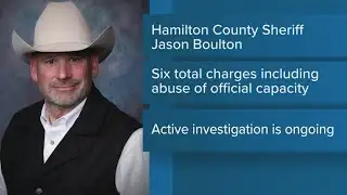 Hamilton County Sheriff arrested, faces 7 criminal charges