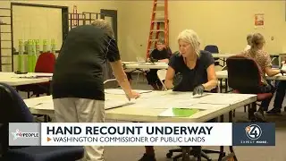 Hand recount underway