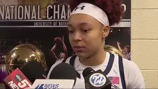 Hannah Hidalgo, Maddy Westbeld on victory over Stephen F. Austin