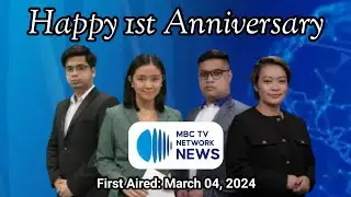 Happy 1st Anniversary, MBC TV Network News (Opening/Closing Billboard - Comparison)