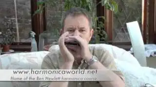 HARMONICA TUITION FROM HARMONICAWORLD - Vol.19 Sonny Terry 2 Blues Riffs demo
