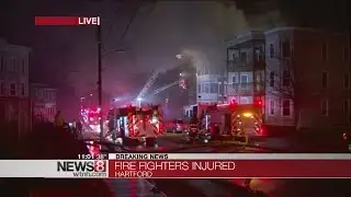 Hartford firefighters injured in blaze