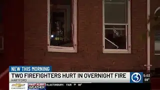Hartford firefighters injured while battling fire at vacant building