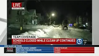 Hartford Public Schools to remain closed tomorrow