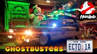 Haslab Ghostbusters 1/12 Scale ECTOMOBILE (Ecto-1 & Ecto-1A + Exclusive Figures)