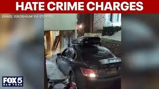 Hate crime charges after car rams into Brooklyn synagogue