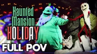 Haunted Mansion Holiday POV - Full Queue and Ride - 2025