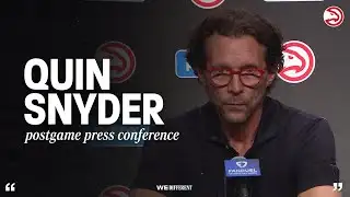 Hawks vs. Warriors Postgame Press Conference: Quin Snyder