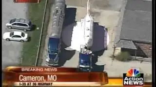 HazMat spill forces evac, closes roadway