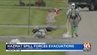 Hazmat Spill Forces Evacuations