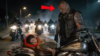 He Found a 7-Year-Old "Stealing Sleep" on His Bike! 47 Bikers