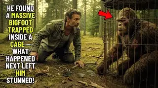 He Found a Massive Bigfoot Locked Inside a Cage — What Happened Next Left Him Stunned
