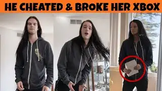 He got caught Cheating... then Broke Her Xbox!