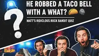He Robbed a Taco Bell With a WHAT?! 🌮🪨#trivia