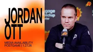 Head Coach Jordan Ott Postgame Media Availability | Phoenix Suns vs Brooklyn Nets 1-27-26