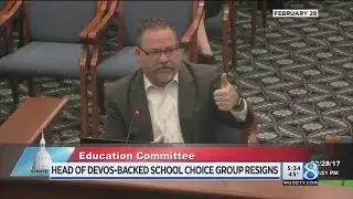 Head of DeVos-backed school choice group resigns