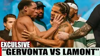 HEATED! Gervonta Davis & Lamont Roach Get PHYSICAL in Fiery Rematch Stare Down!