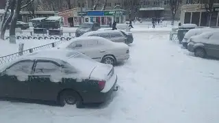 Heavy Falling Snow in Europe-2019