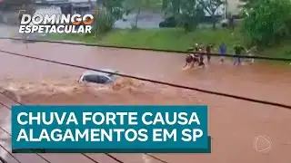 Heavy rain causes flooding in São Paulo and metropolitan area.