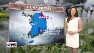 Heavy rain spreads nationwide   전국적으로 많은 비 내려