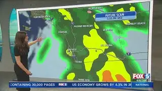 Heavy rain to fall across San Diego County on Christmas Eve
