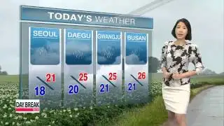 Heavy rainfall sweeps the peninsula   많은 비 내릴 예정