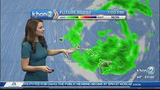 Heavy rainfall, with strong and gusty winds to kick off the week