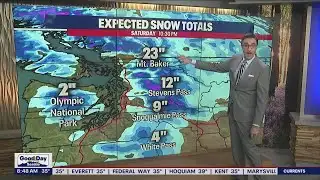 Heavy snow expected to blanket the Cascades this weekend | FOX 13 Seattle
