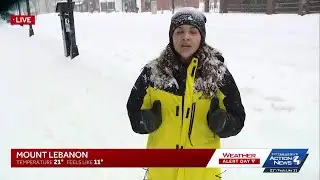 Heavy snow falling in Mount Lebanon: A look from the streets