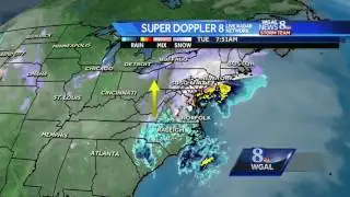 Heavy snow winds down; Wind gusts may cause snow drifts