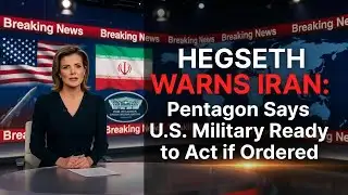 HEGSETH WARNS IRAN: Pentagon Says U.S. Military Ready to Act if Ordered